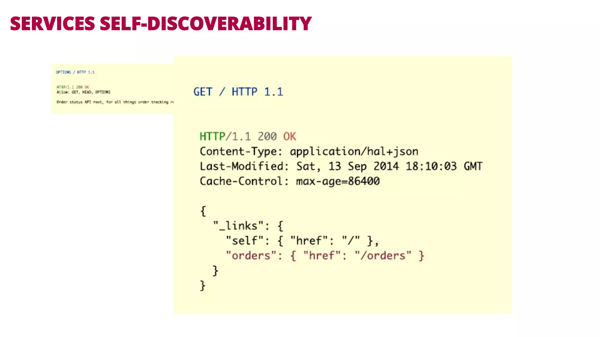SERVICES SELF-DISCOVERABILITY 
 