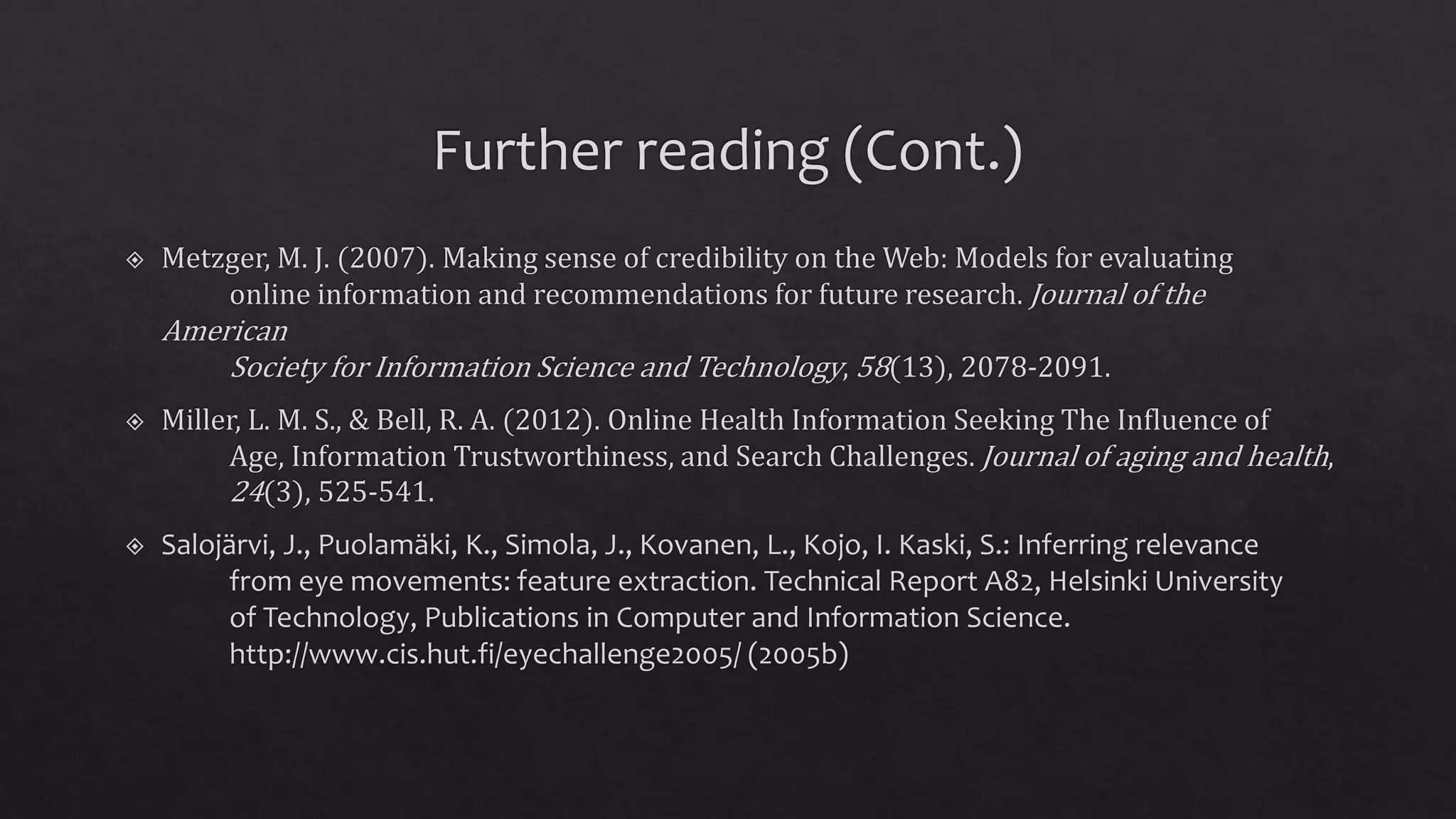 Physiological signals and patients' information behavior