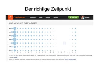 Der richtige Zeitpunkt
 