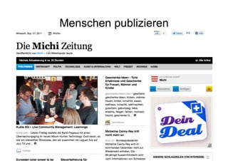 Menschen publizieren




      Corporate Dialog
 