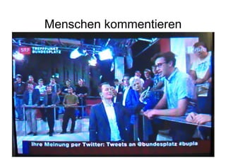 Menschen kommentieren




                            http://linkedin.com
         Corporate Dialog
 