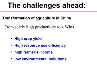 Pursuing Sustainable Productivity with Millions of Smallholder Farmers