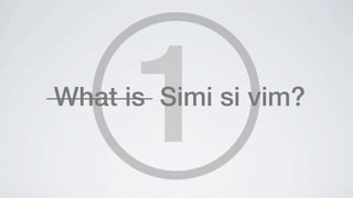 1
What is Simi si vim?
 