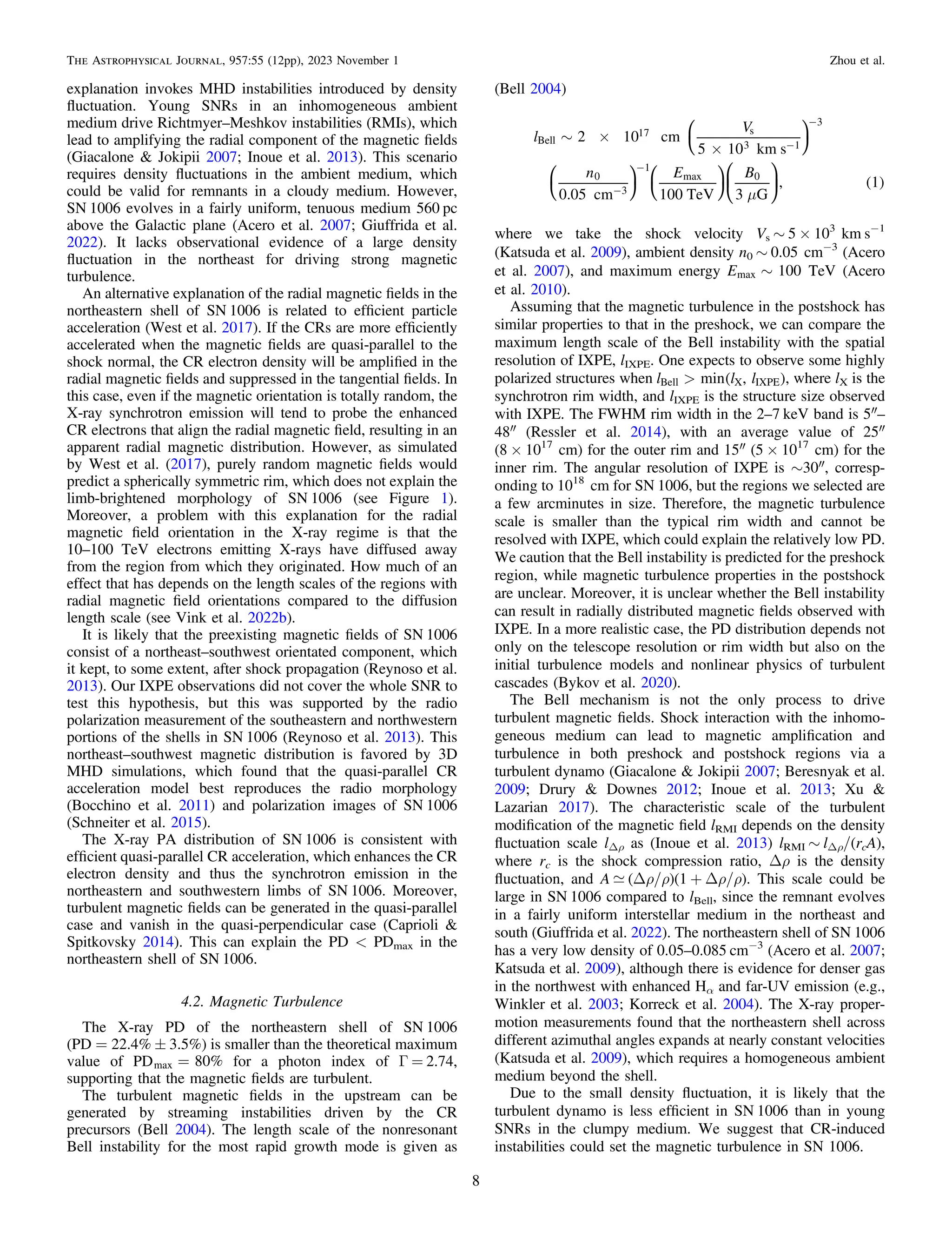 Magnetic Structures and Turbulence in SN 1006 Revealed with Imaging X ...