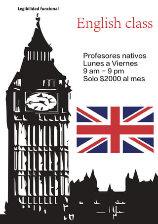 Legibilidad funcional
 