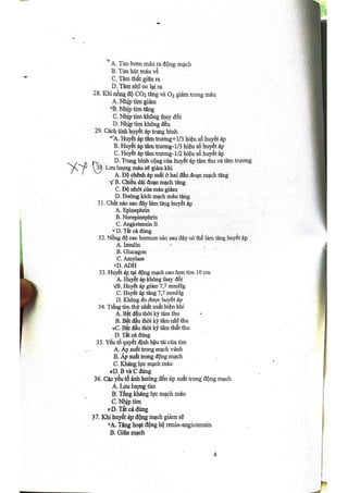 TRẮC NGHIỆM SINH LÝ HỌC