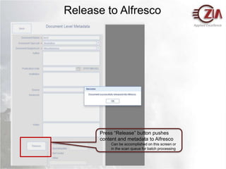 Service OfferingsEnterprise Content Management (ECM)An ECM is a cultivation of knowledge -- one of the most valuable assets to any organization. A proper ECM system ensures content has integrity through proper version control, allows producers to easily create content and publish it to a variety of mediums, and it automates processes,streamlining the review, approval and distribution of content across an organization.  Zia's ECM offerings provide all of these benefits, and more, in a manner tailored to the client's business needs. Enterprise 2.0 SolutionsThe focus of technology should always be on people. Zia enables our customers to gain tremendous competitive advantage by allowing their team to collaborate more effectively, respond more quickly to changes, and make better decisions. Adopters of Enterprise 2.0 solutions will find they have a more productive, engaged and informed team.Enterprise Mobile ApplicationsMobile workforce enablement is an increasing trend for Zia’s enterprise customers. Zia’s Fresh Docs ECM application is available for iPhone, iPad and Android platforms. The newly released Fresh Xpense application is a simple expense and receipt capture tool for the iPhone that integrates with Xpenser.com.Zia’s Agile Solution MethodologyAt its heart, our Agile-based methodology is centered on a close collaborative approach to maximizing value for our customers. Constant client communication is necessary to ensure that each development iteration addresses features with the highest business value, even if those features were unknown at the launch of the project.