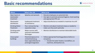 16
Basic recommendations
 
