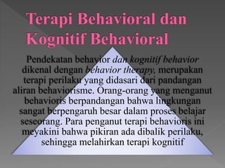 INTERVENSI PSIKOLOGI KLINIS | PPTX