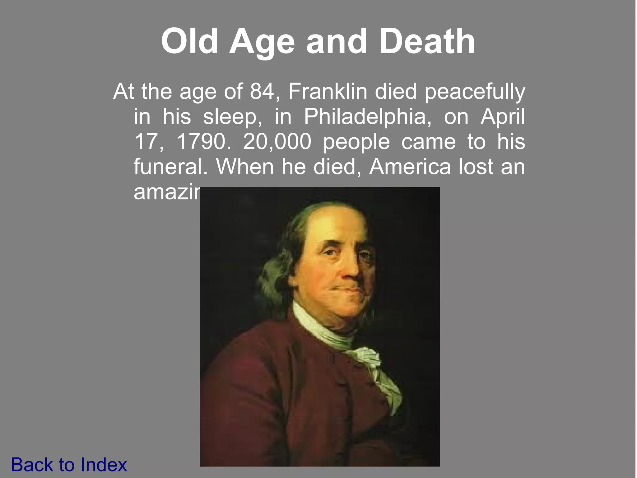 Street Lighting Three-Wheel Clock Franklin invented a simpler, more economical clock for the early settlers.  It was a “curious clock” a  with a four hour dial with three wheels and three pinions.  Clocks were only afforded by the wealthy and a simple clock with fewer parts would be cheaper to make. Three-Wheel Clock Back to Inventions 