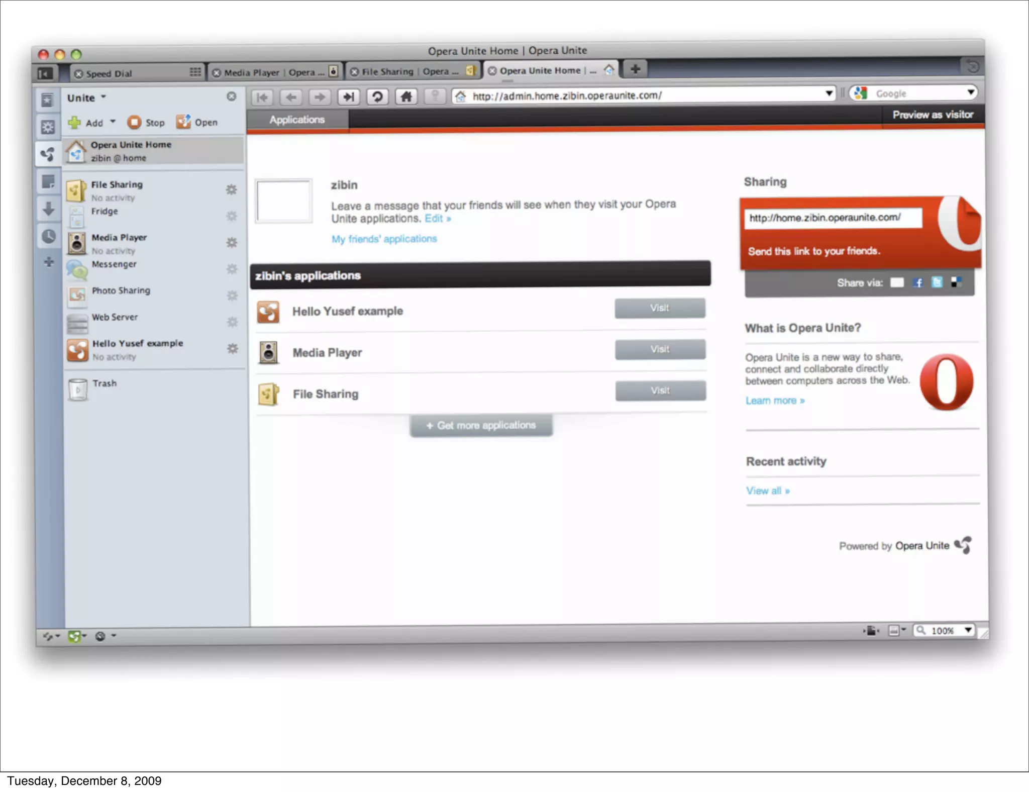 Tuesday, December 8, 2009
 