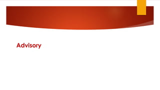 Advisory
 