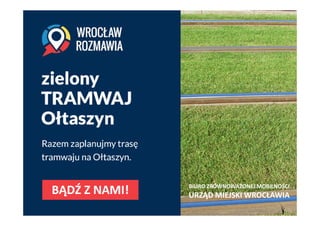 BIURO ZRÓWNOWAŻONEJ MOBILNOŚCI
URZĄD MIEJSKI WROCŁAWIA
 