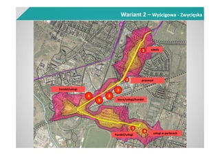 Wariant 2 – Wyścigowa - Zwycięska
1 szkoła
2 przemysł
3
biura/usługi/handel
4
handel/usługi
5
handel/usługi
6
usługi w parterach
3
3
 