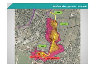 Wariant 4 – Agrestowa - Zwycięska
1
handel/usługi
2
usługi w parterach
zieleń
zieleń
zieleń
 