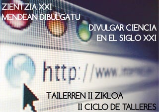 www.azti.es 06/12/13
MARINA EN TALLERES DE DIVULGACIÓN
Mk y Comunicación
 