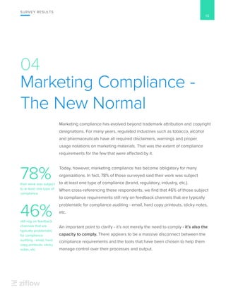 10
Marketing Compliance -
The New Normal
04
Marketing compliance has evolved beyond trademark attribution and copyright
de...