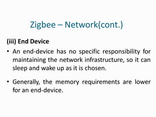 Zigbee technology presentation | PPTX