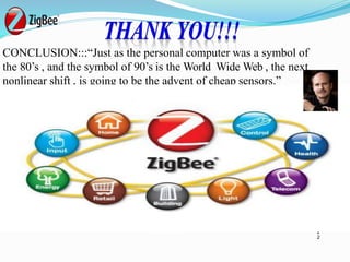 Zigbee technology presentation | PPTX