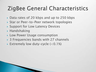 Zigbee technology ppt edited | PPTX