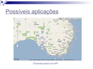 Possíveis aplicações Chamada básica da API 