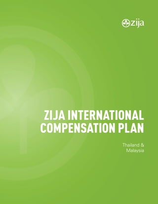 1
Compensation Plan
ZIJA INTERNATIONAL
COMPENSATION PLAN
Thailand &
Malaysia
 
