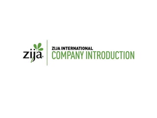 Zija international introduction power point presentation