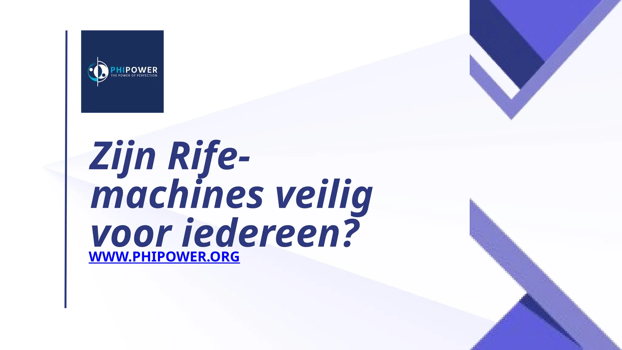 Zijn Rife-machines veilig voor iedereen.pptx
