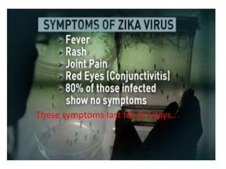 These symptoms last for 2-7 days..
 