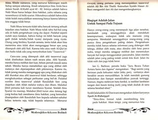 biasa, Khidir namanya, yang menurut keterangan masih 
hidup sampai sekarang. Kisah selanjutnya bisa Anda baca 
dalam Surah Al-Kahfi ayat 60 - 82. Intinya adalah bahwa 
Nabi Musa harus belajar ilmu hakikat, yaitu rahasia yang 
tersembunyi di balik syariat. Hikmahnya adalah bahwa kita 
tidak boleh menyalahkan seseorang hanya karena lahirnya 
kita anggap tidak benar. 
Nabi Musa ternyata tidak tahu banyak tentang sebuah 
kejadian atau hakikat. Nabi Musa tidak tahu hal-hal yang 
ada di balik pengetahuan yang dia dapat. Padahal seperti 
sudah saya katakan, bahwa hidup ini lebih banyak yang 
gaib (tidak tertulis/tidak nyata) daripada yarrg nyata. 
Orang yang berilmu Syariah semata, tentu tidak akan bisa 
menerima atau tidak akan men garrggap benar apa yang 
ditempuh oleh ahli Sufi. Karena teks atau nash Al-Qur'an 
dan hadis tidak ada yang menyebutkan kata "Tasawwvf ." 
Cara-cara yang ditempuh oleh ahli tasawwuf juga 
tidak disebutkan dalam nash secara jelas. Ahli Syariah, 
mereka hanya melihat dari luar, belum pernah masuk sama 
sekali. Mereka hanya menafsirkan apa yang dilihat oleh 
matanya dan dipersepsikan oleh pikirannya. Karena itu, 
tidak jarang mereka menganggap apayang dilakukan oleh 
ahli tharekat atau ahli tasawwuf tidak berdasar, sehingga 
menghukumkan sebagai perbuatan yang bid'ah. Padahal 
sumber ilmu tasawwuf adalah Rasulullah Saw yang 
diajarkan oleh Allah melalui wahyu dan ilham. Malaikat 
Jibril pertama kali turun membawa Syariat. Setelah ilmu 
Syariat itu mantap, Malaikat Jibril turun atau datanglagr 
yang kedua kali membawa ilmu hakikat, yang kemudian 
disampaikan oleh Rasulullah Saw kepada sahabat-sahabat 
beliau tertentu saja, tidak kepada selainnya. Menurut 
riwrryat, orang pertama yang menampakkan tasawwuf 
adalah Ali Bin Abi Thalib. Kemudian Syeikh Hasan Al- 
Basri mengambil dari Ali dan mengembangkannya. 
Haqiqat Adalah |alan 
Untuk Sampai Pada Tujuan 
Hanya orang-orang yang menemPuh tiga jalan tersebut, 
merekalah yang sesungguhnya akan mendekati 
kesempurnaan, walaupun tidak ada manusia yang 
sempurna. Merekalah sesungguhnya orang-orang yang 
punya ilmu pengetahuan paling dalam. Pengetahuan 
mereka tidak hanya sebatas informasi yar.g didengar oleh 
telinga, dilihat oleh mata, atau diindra oleh lima panca 
indra, tetapi mereka sanggup melihat dan menemukan 
banyak hal tanpa menggunakan pancaindra. Jalan mereka 
adaläh jalan yang paling indah untuk kita ikuti. Jalan itu 
tidak sulit dan juga tidak berat. 
Ian G. Barbour, penulis buku "Juru Bicara Tuhan 
Antara Sains dan Agama" rnerlgatakan: "Bagi saintis yang 
beriman pada kekuatan nalar (teks, Pen), ceritanya akan 
berakhir secara menyedihkan. Ia telah mendaki Sunung 
kebodohan dan hampir menaklukkan puncak tertinggi. 
Namun, begitu melewati batu kerikil, ia melihat lambaian 
tangan dari kaum teolog (sufi) yang telah duduk di sana 
selama berabad-abad." 
Syekh Jalaluddin Al-Dawwani mengatakan dalam k aryany a 
Syarh Ar-Rubaiyyat: 
"Ilmu-ilmu formal tidak membimbing kita 
pada hakikat. Akan tetapi, yang menuntun kita 
 