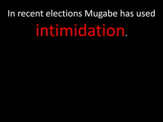 Zimbabwe in Crisis Slide 16