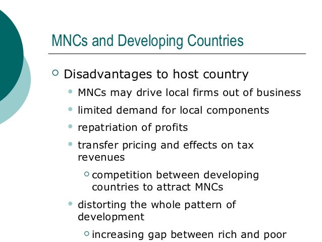 Disadvantages Of Globalization In Developing Countries