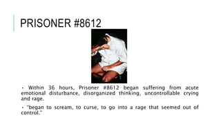 Zimbardo's Experiment : The Stanford Prison Experiment | PPTX