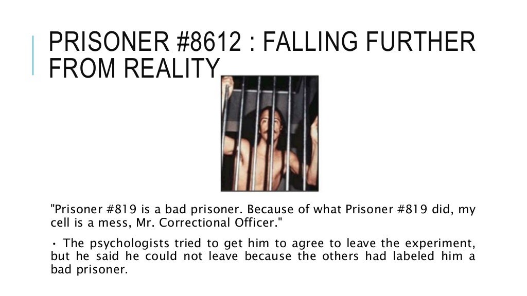 Zimbardo's Experiment The Stanford Prison Experiment