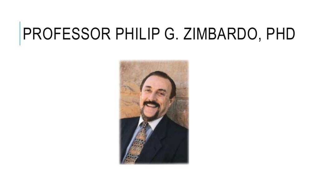 Zimbardo's Experiment The Stanford Prison Experiment