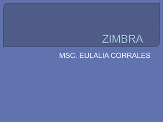 MSC. EULALIA CORRALES 
 