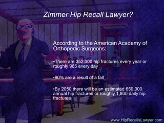 Zimmer Hip Recall Lawyer? ,[object Object],[object Object],[object Object],[object Object],www.HipRecallsLawyer.com 
