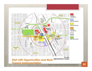 Start with Opportunities and Work
Toward Implementation
                             Source: Center for Transit Oriented Development
 