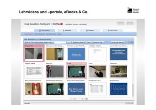 Lehrvideos und –portale, eBooks & Co.




                                        © IMC AG 2011
 