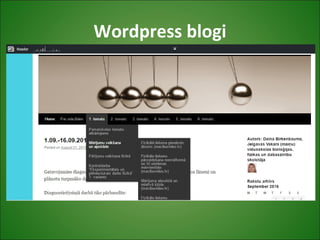 Wordpress blogi
 