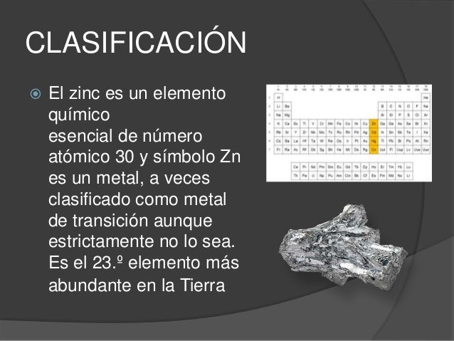 Zinc