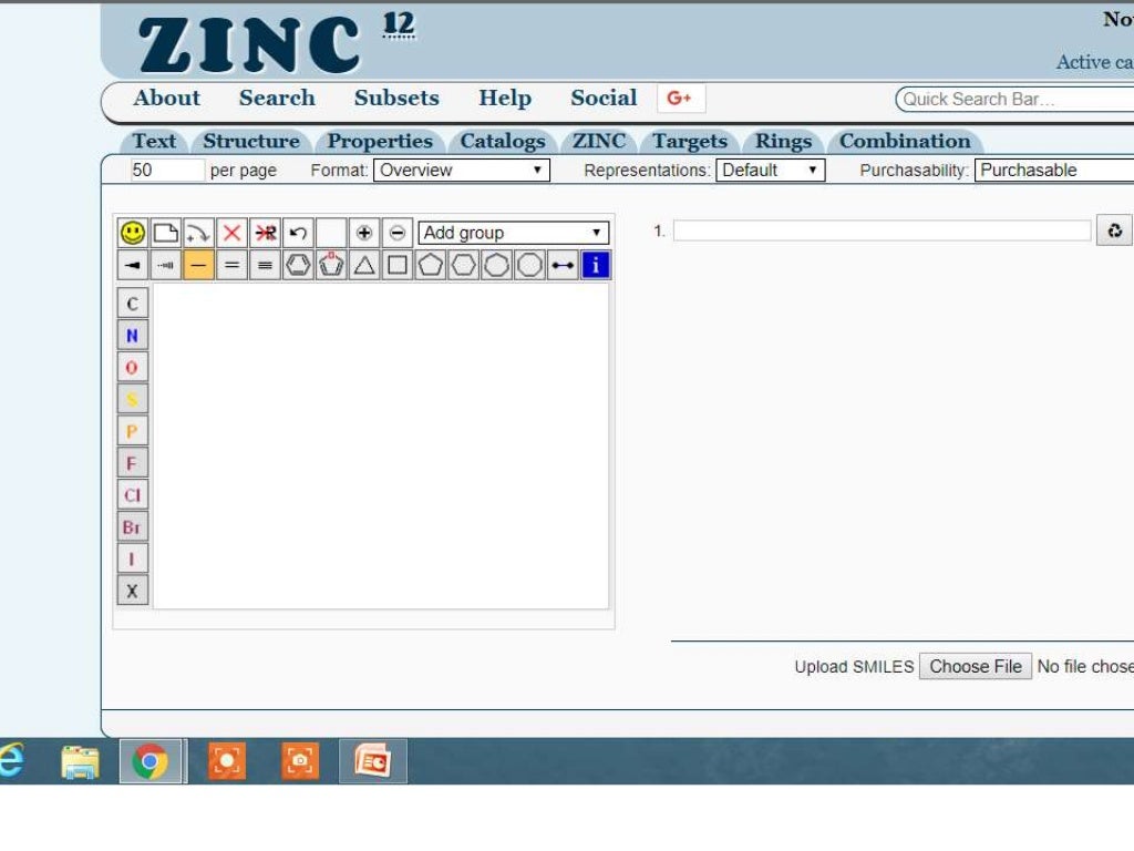 ZINC database