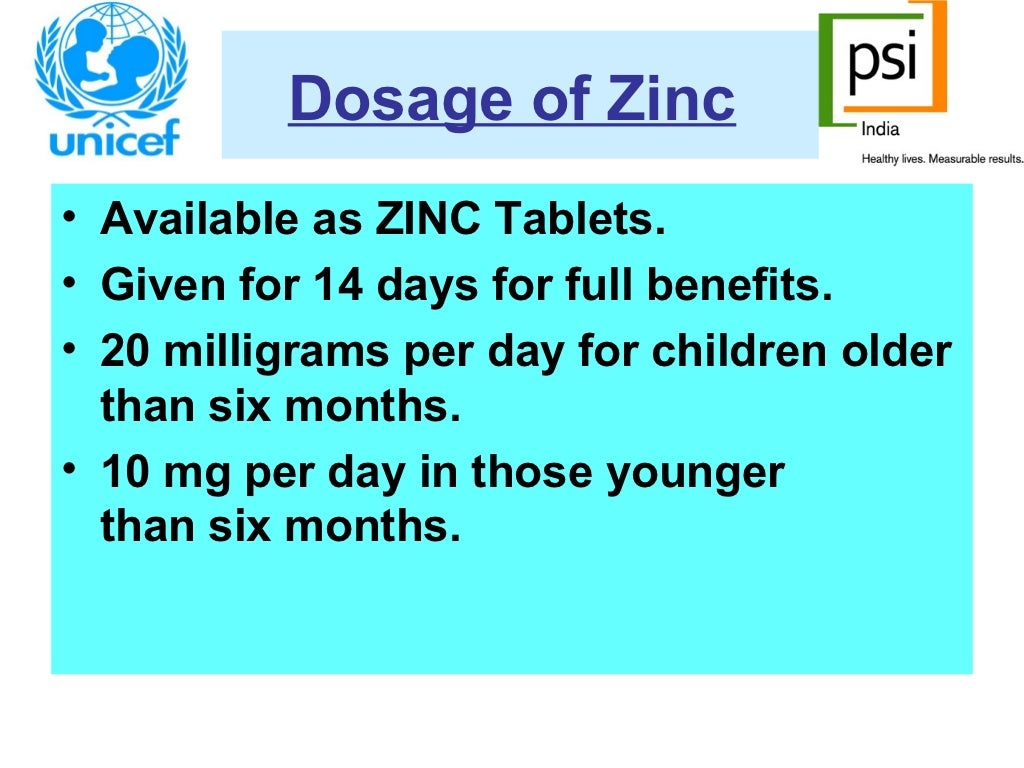 Zinc in childhood diarrhoea