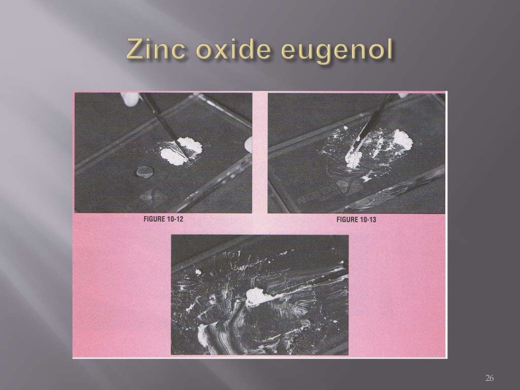 Zinc oxide eugenol