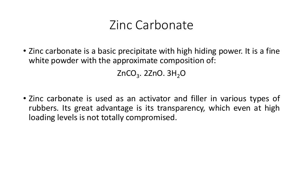 Zinc oxide in rubber compounds