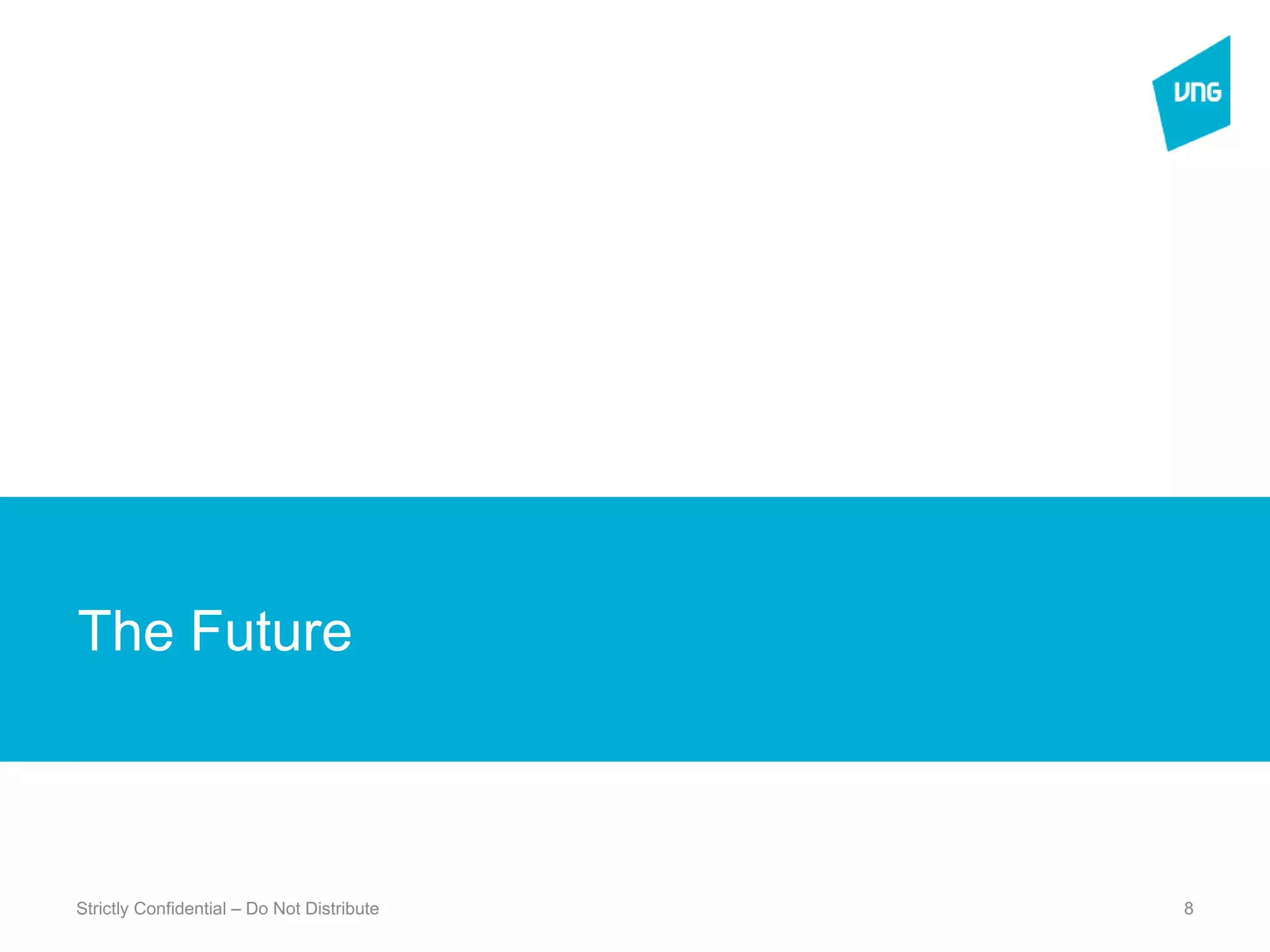 Strictly Confidential – Do Not DistributeThe FutureNew Section8