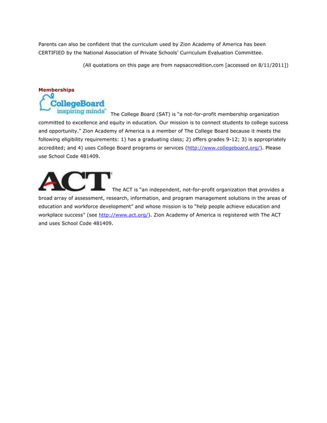 Zion academy accredited homeschool programs pdf private school