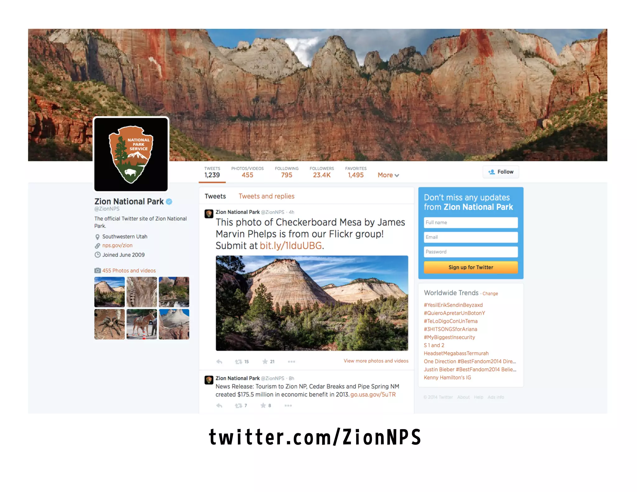 facebook.com/zionnps – 10.2013
 