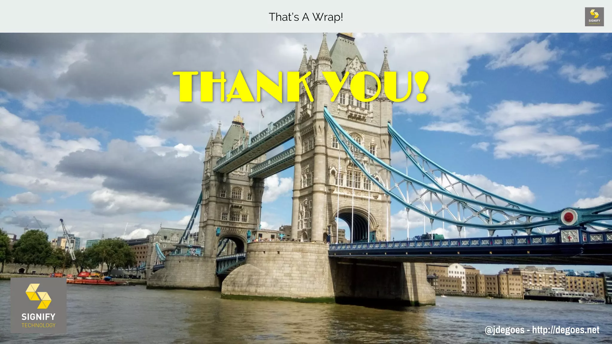 THANK YOU!
@jdegoes - http://degoes.net
That’s A Wrap!
 