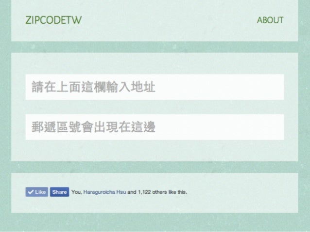 ZIPCodeTW: Find Taiwan ZIP Code by Address Fuzzily